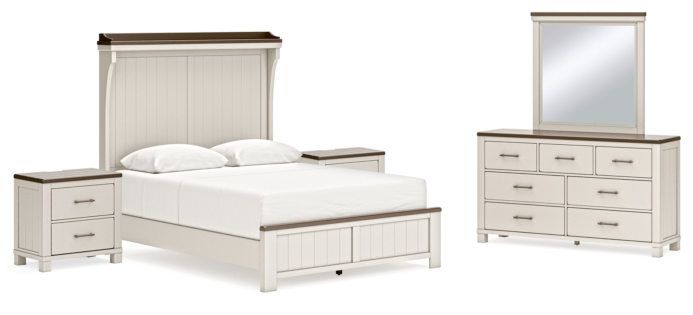 Darborn Beige Panel Bedroom Set