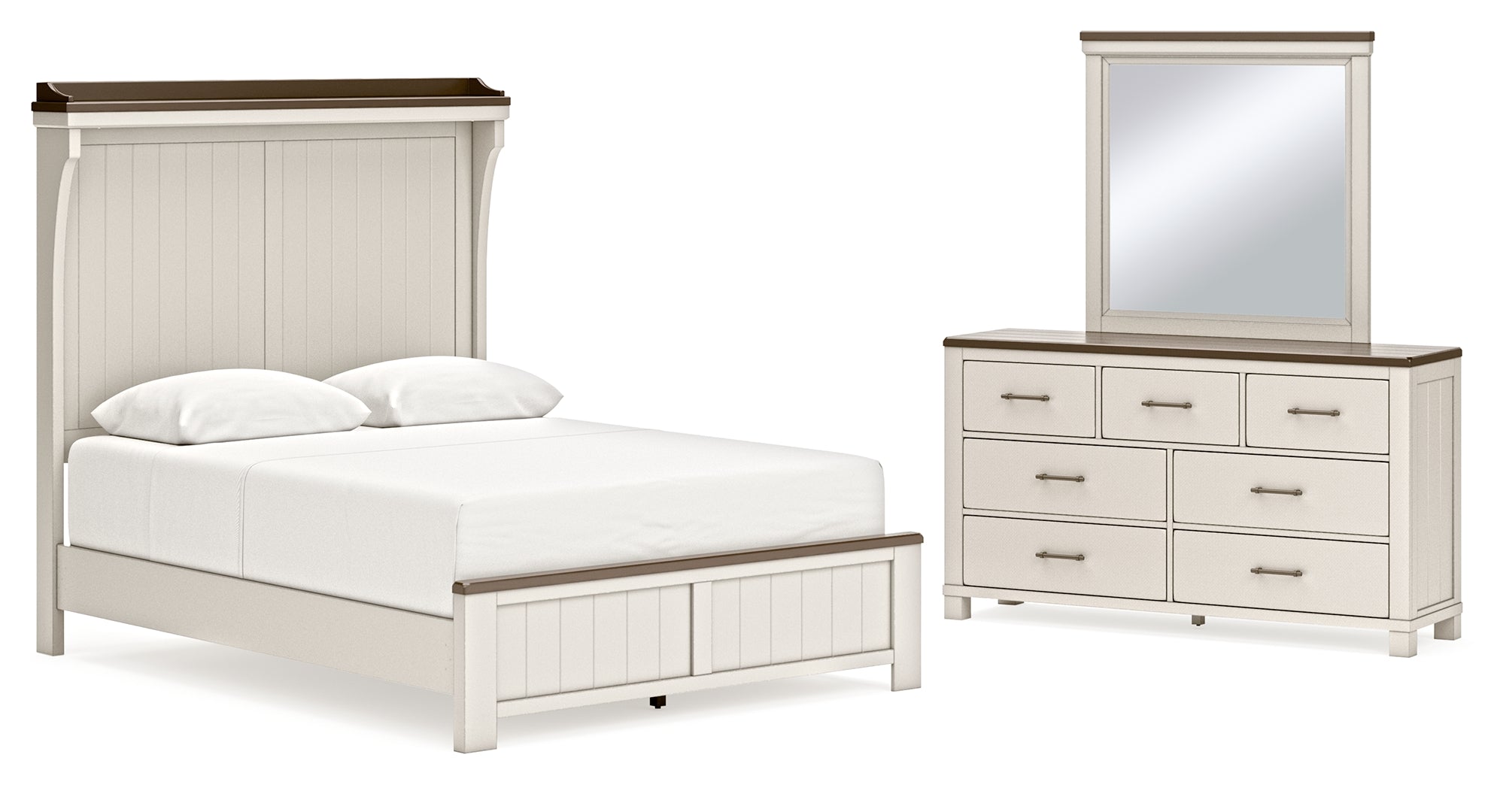 Darborn Beige Panel Bedroom Set