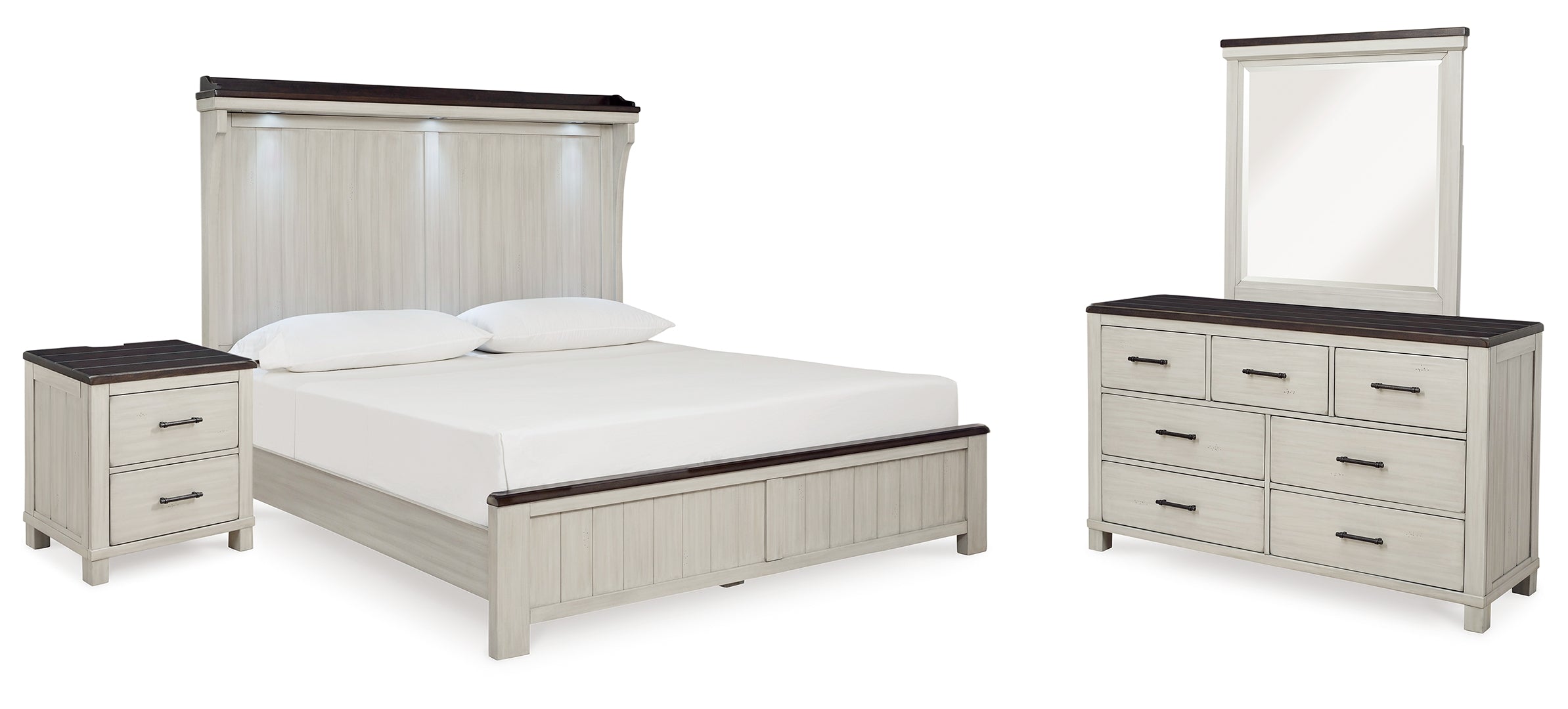 Darborn Beige Panel Bedroom Set