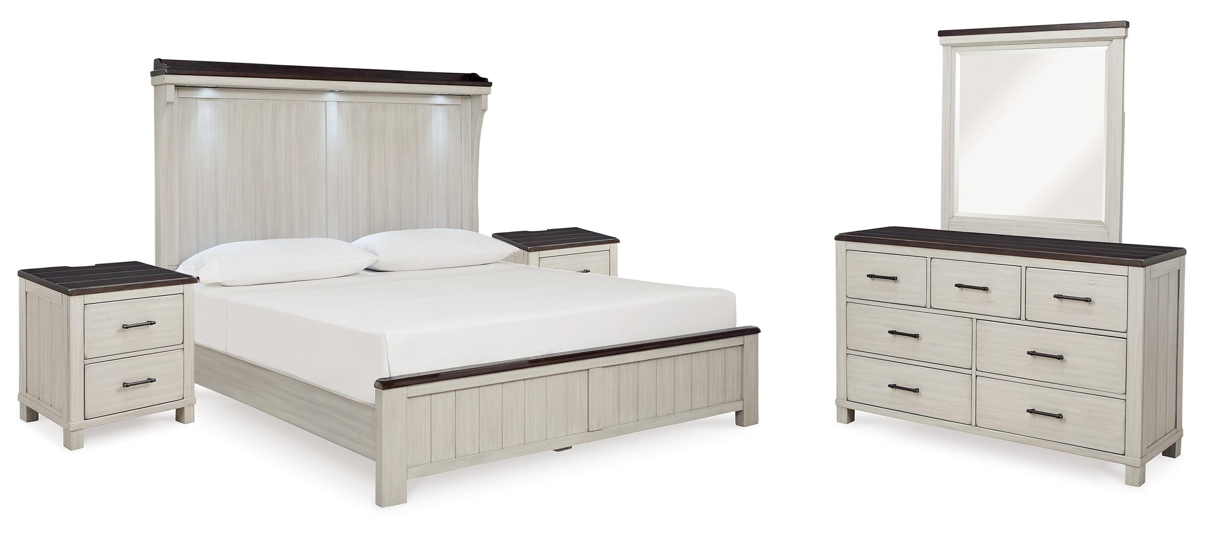Darborn Beige Panel Bedroom Set