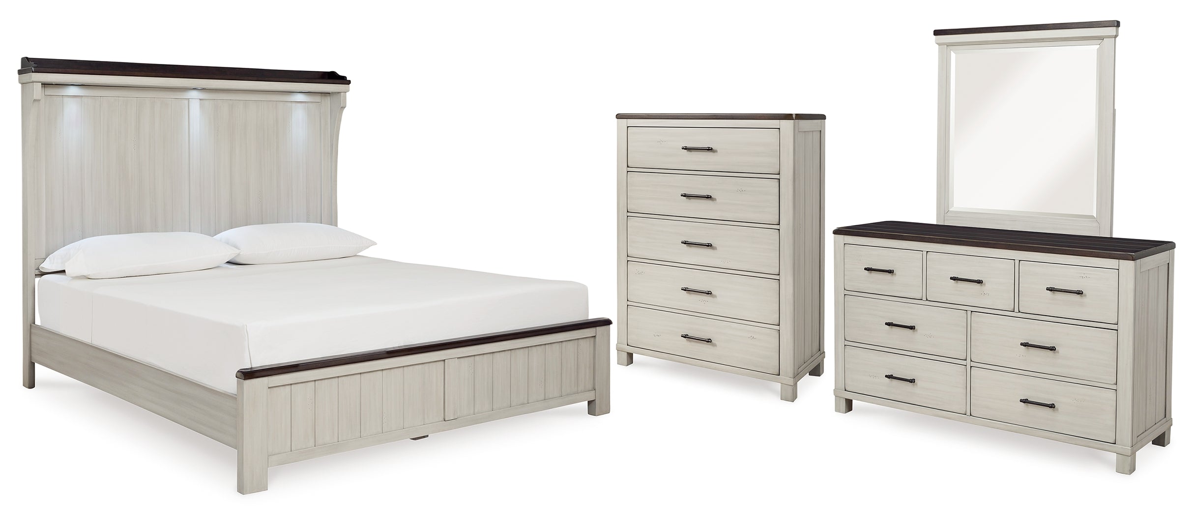 Darborn Beige Panel Bedroom Set