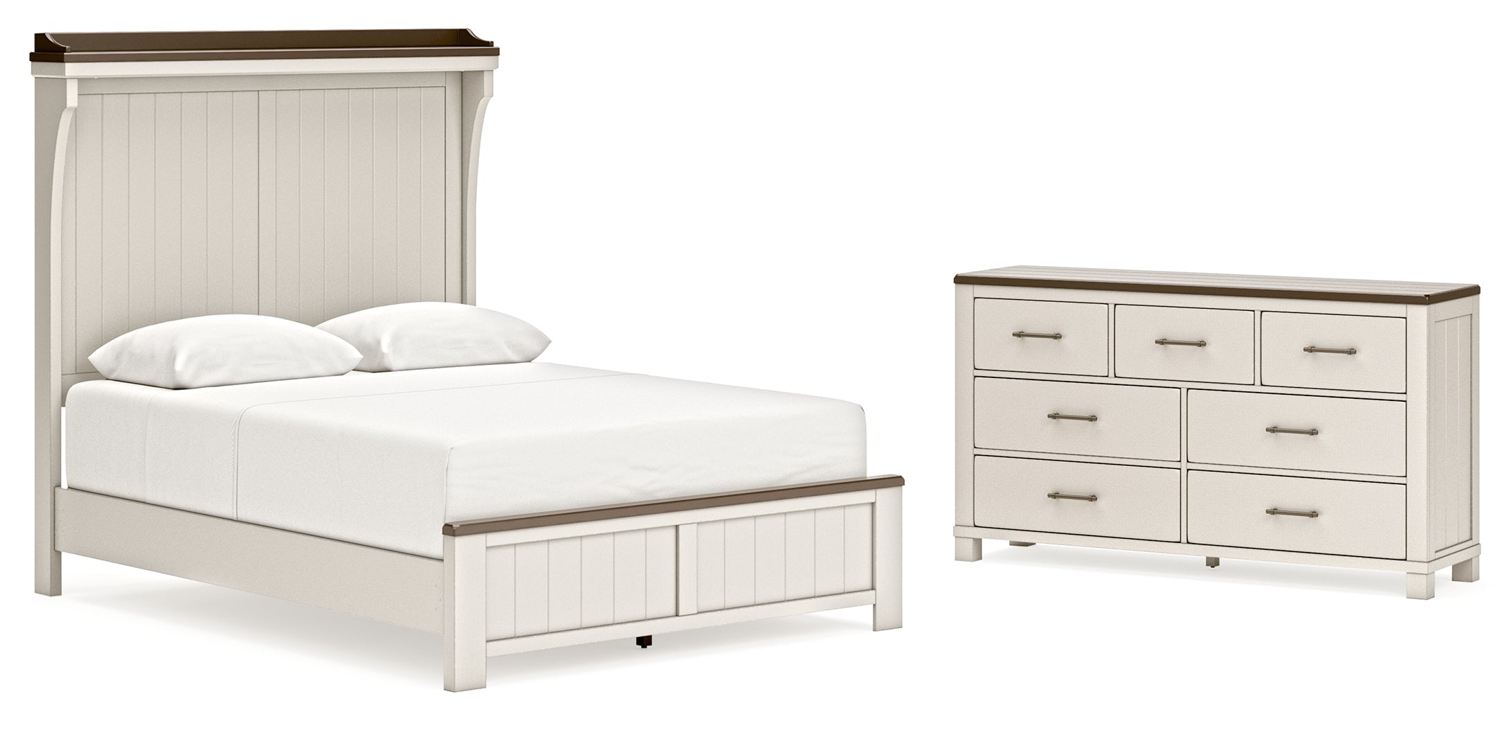 Darborn Beige Panel Bedroom Set