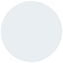 54-inch 10mm Round Clear Tempered Glass Top