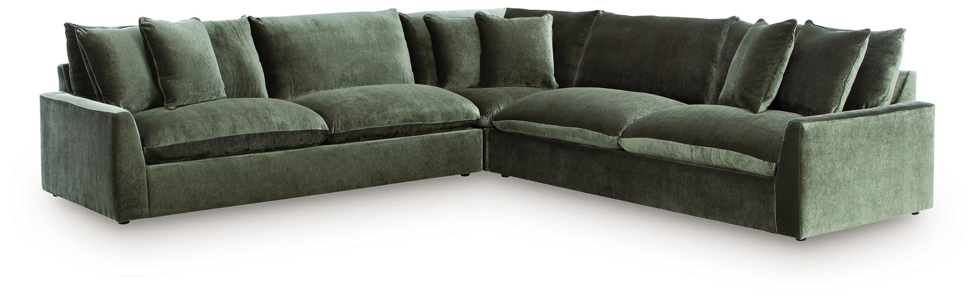 Carriage View Jade 3-Piece Sectional