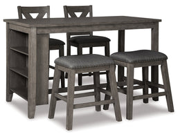 Caitbrook Counter Height Dining Table and Barstools