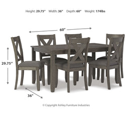 Caitbrook RECT DRM Table Set (7/CN)