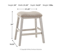 Skempton Counter Height Dining Table and 4 Barstools