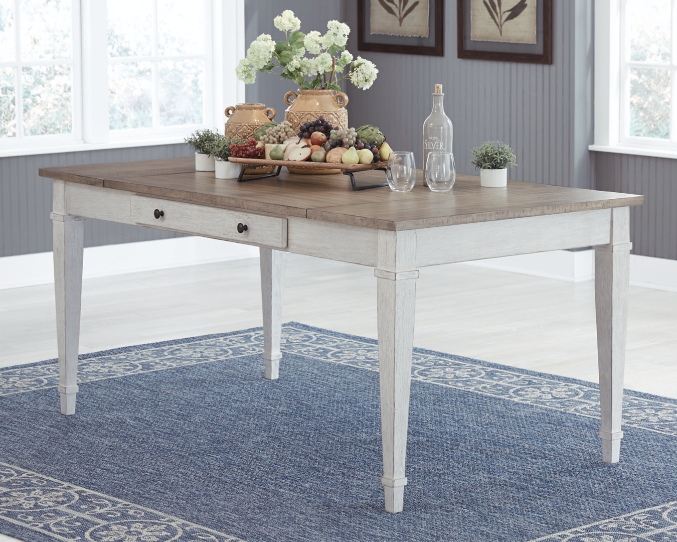 Skempton Counter Height Dining Table and 4 Barstools