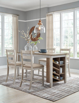 Skempton RECT Counter Table w/Storage