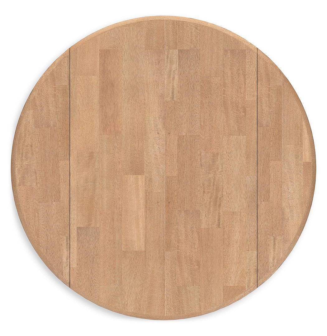 Gesthaven Round DRM Drop Leaf Table
