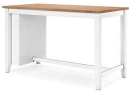 Gesthaven Counter Height Dining Table and 2 Barstools