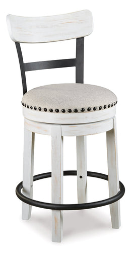Valebeck Counter Height Dining Table and 2 Barstools