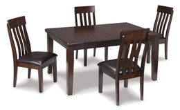 Haddigan Counter Height Dining Table and 4 Barstools