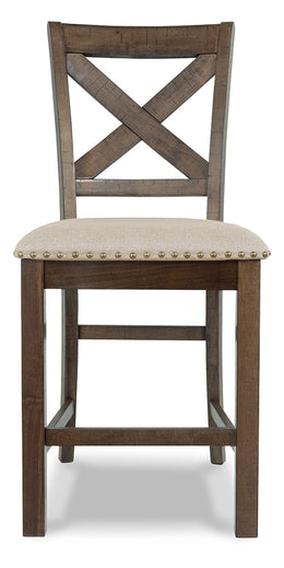 Moriville Counter Height Dining Table and 6 Barstools
