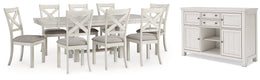 Robbinsdale Dining Table and 6 Chairs with Storage