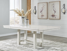 Robbinsdale Dining Table and 6 Chairs with Storage