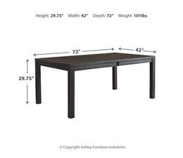 Jeanette Rectangular Dining Room Table