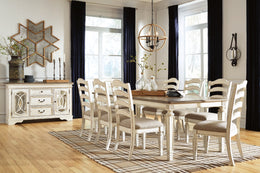Dining Table and 6 Chairs Type 4