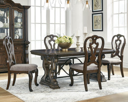 Maylee Dining Table and 10 Chairs with Storage
