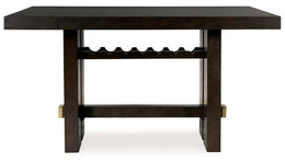 Burkhaus Counter Height Dining Table and 4 Barstools with Storage