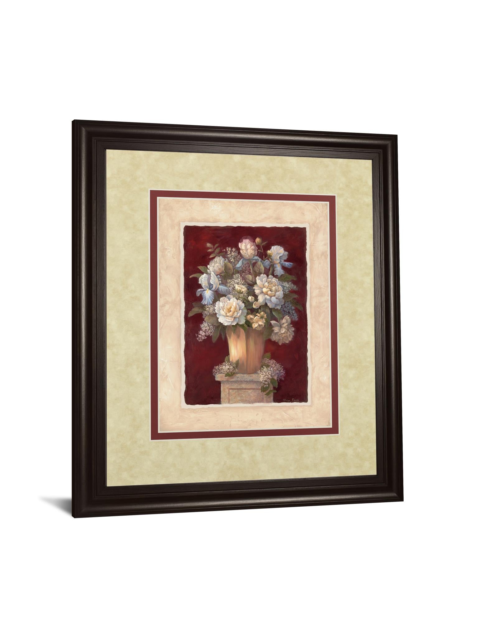 Traditional Red Ii By Vivian Flasch 34X40 Framed Print