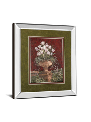 Mirrored Frame Alexa'S Tulips By Betsy Brown 34X40 Mirror Frame Print