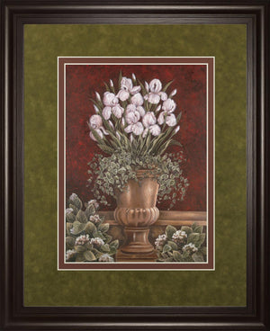Hannah'S Irises By Betsy Brown 34X40 Framed Print