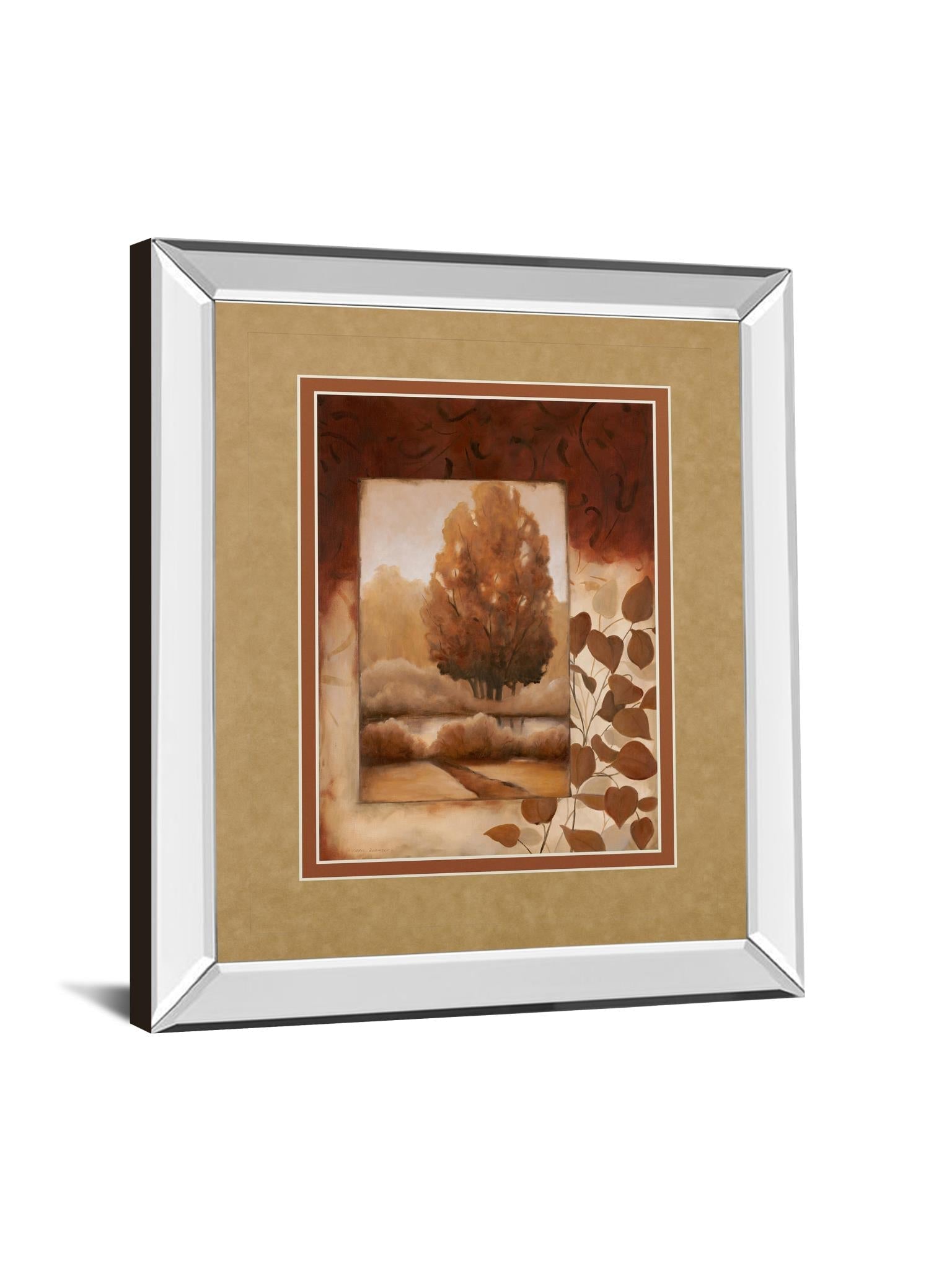 Mirrored Frame Fall Vignette Ii By Carol Robinson 34X40 Mirror Frame Print
