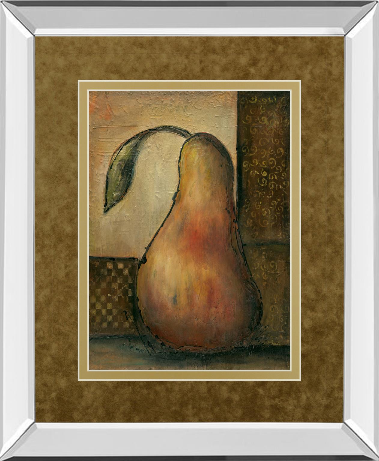 Mirrored Frame Peralicous Ii By Joyce Combs 34X40 Mirror Frame Print