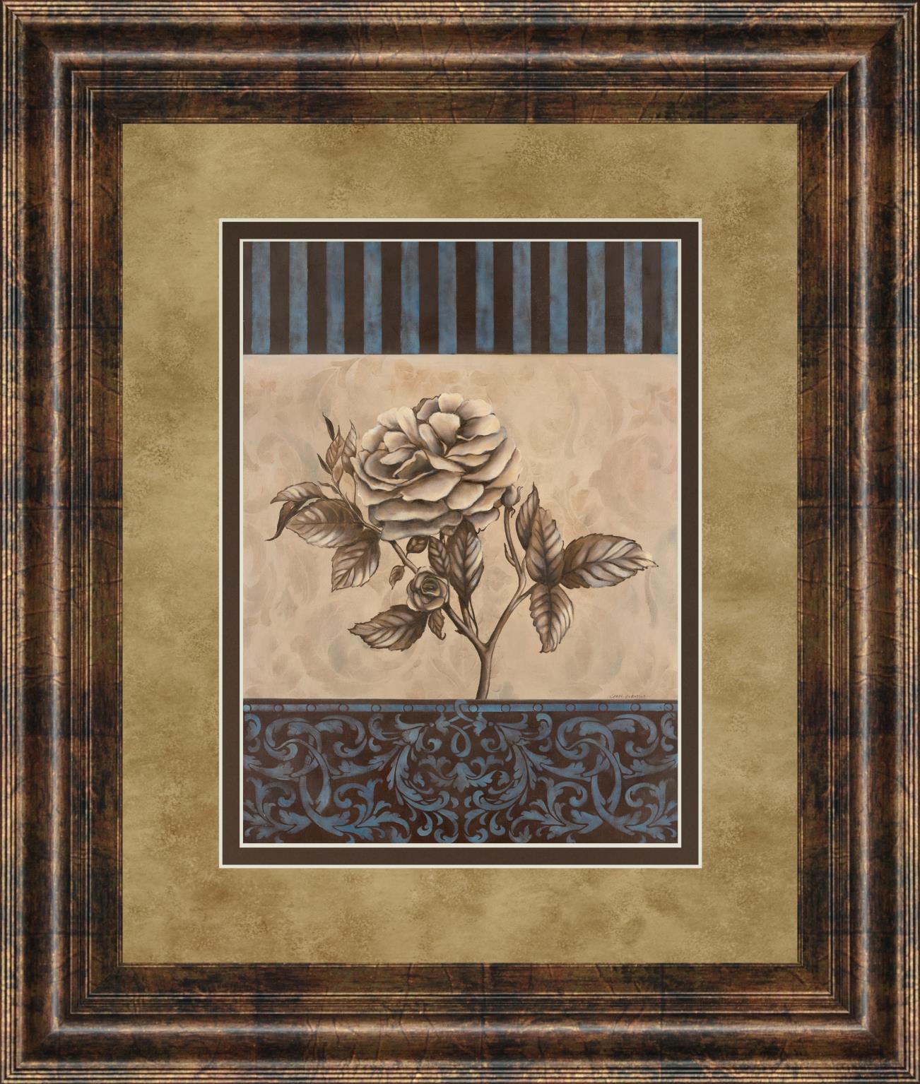 Rose Refined Ii By Carol Robinson 34X40 Framed Print