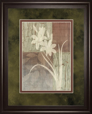 Lily Silhouette By Various 34X40 Framed Print