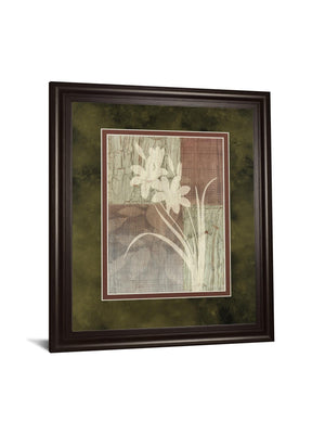 Lily Silhouette By Various 34X40 Framed Print