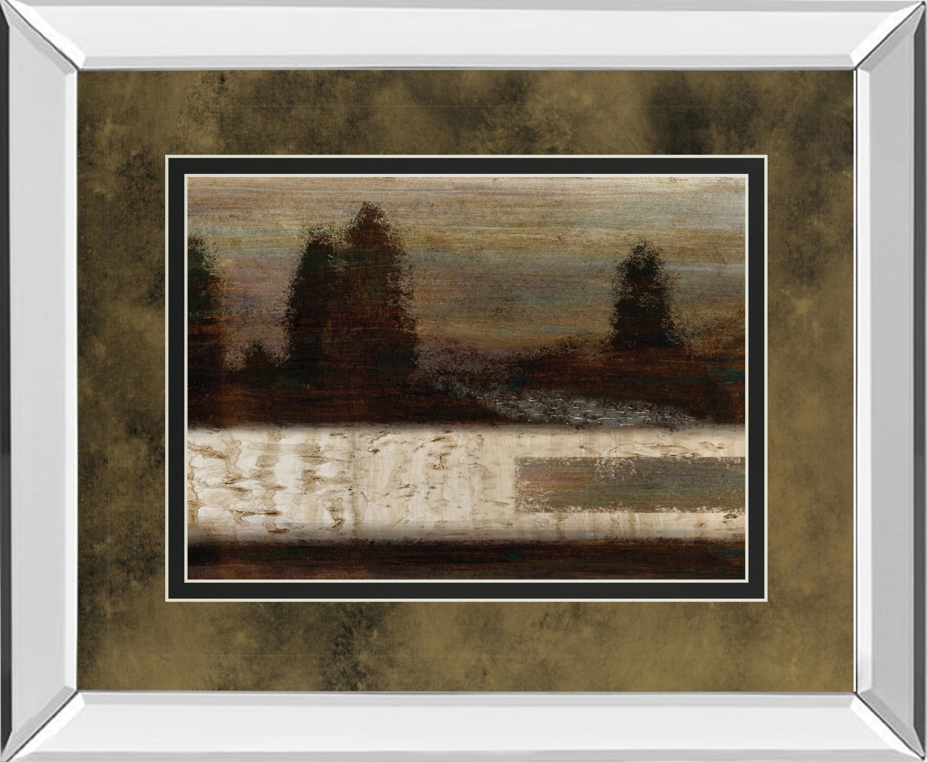 Mirrored Frame Quiet Forest By Roxi Gray 34X40 Mirror Frame Print