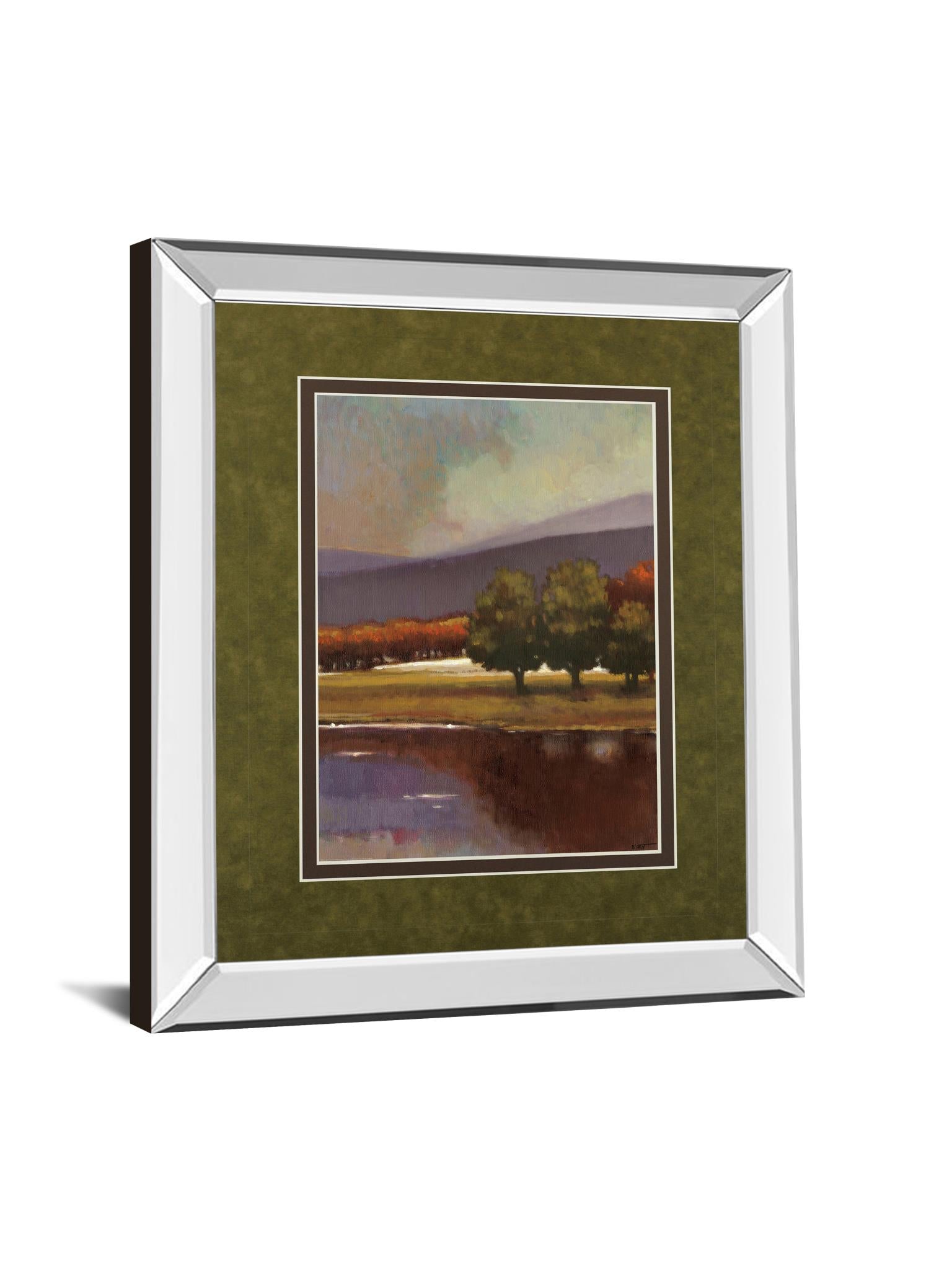 Mirrored Frame Lake View I By Norman Wyatt, Jr. 34X40 Mirror Frame Print