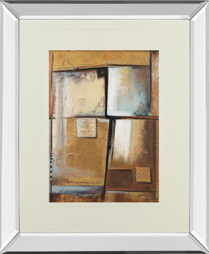 Mirrored Frame Abstract I By Patricia Pinto 34X40 Mirror Frame Print