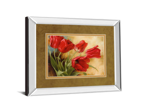Mirrored Frame Garden In Hollard Ii By Igor Levashou 34X40 Mirror Frame Print
