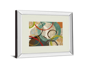 Mirrored Frame Away We Go Ii By Katrina Craven 34X40 Mirror Frame Print