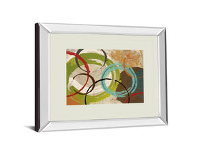 Mirrored Frame Away We Go I By Katrina Craven 34X40 Mirror Frame Print
