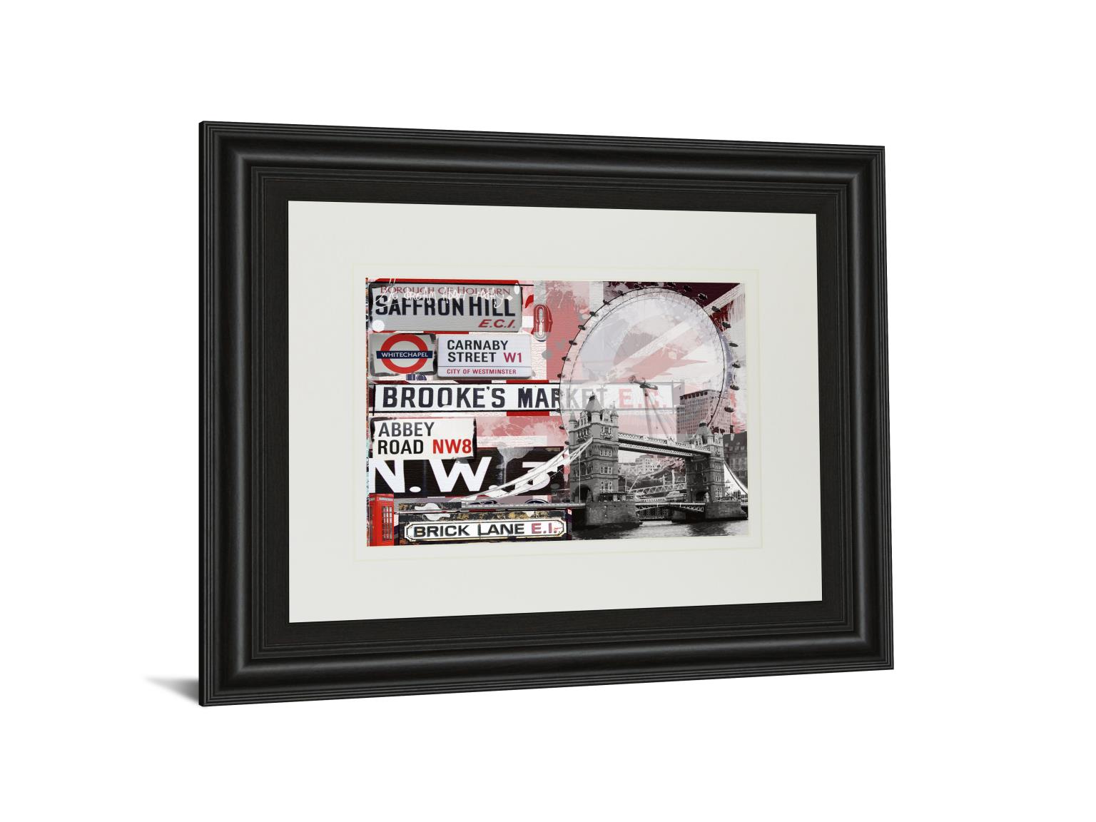 Saffron Hill By Andrew Cotton 34X40 Framed Print