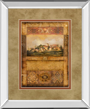 Mirrored Frame Centimento I By Douglas 34X40 Mirror Frame Print