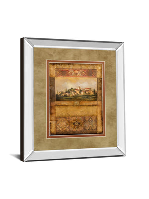 Mirrored Frame Centimento I By Douglas 34X40 Mirror Frame Print