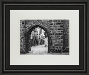 Bicycle Of Riquewihr By Monte Nagler 34X40 Framed Print
