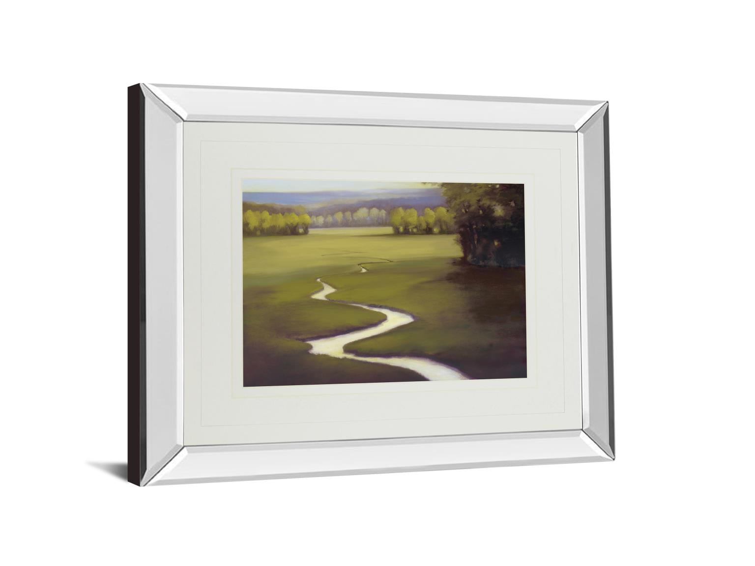 Mirrored Frame Lifting Mist By Lynne Windsor 34X40 Mirror Frame Print