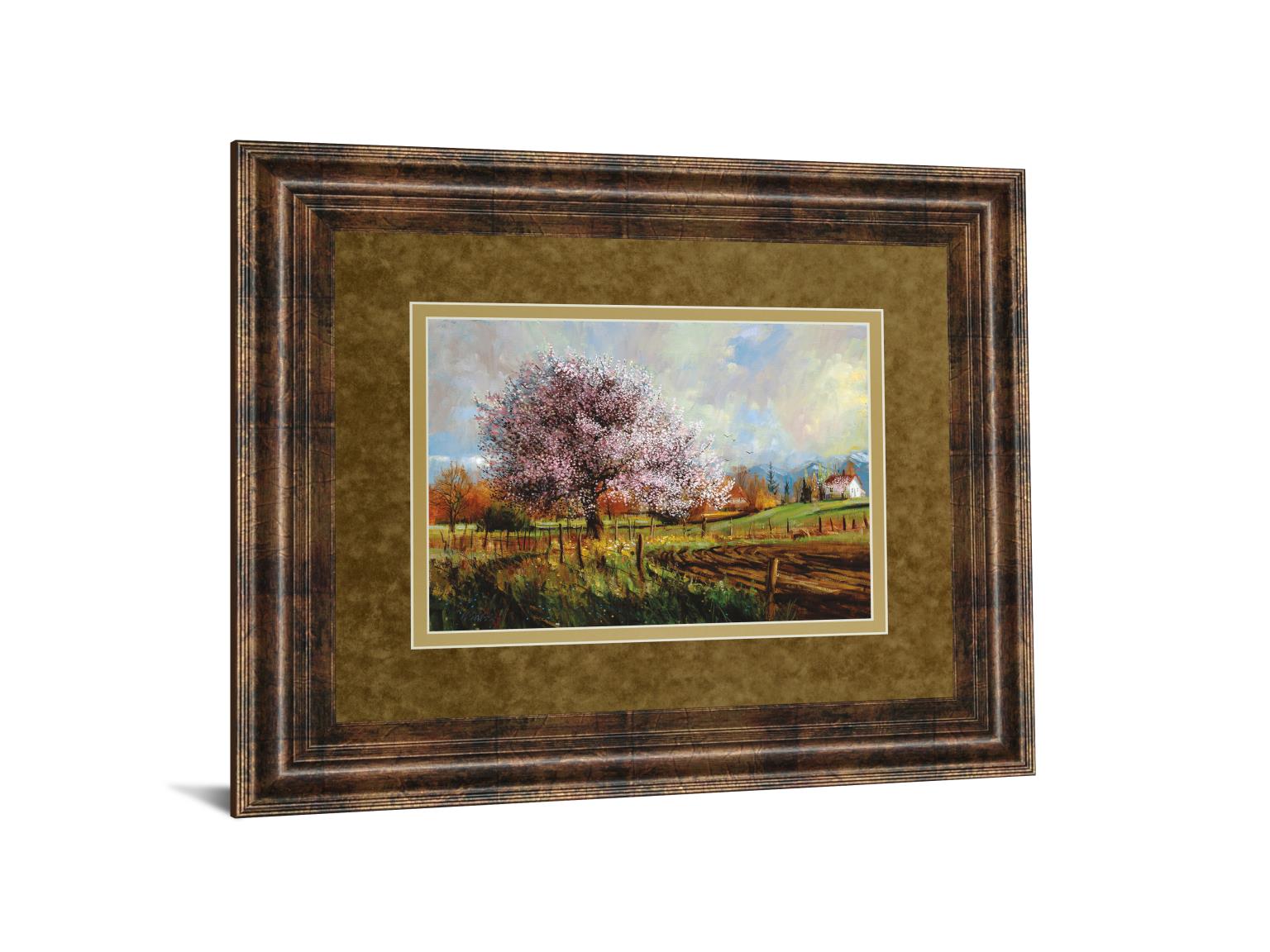 Spring Blossoms By Larry Winborg 34X40 Framed Print