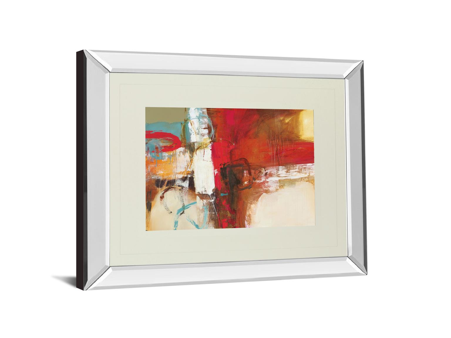 Mirrored Frame Woven By Natasha Barnes 34X40 Mirror Frame Print
