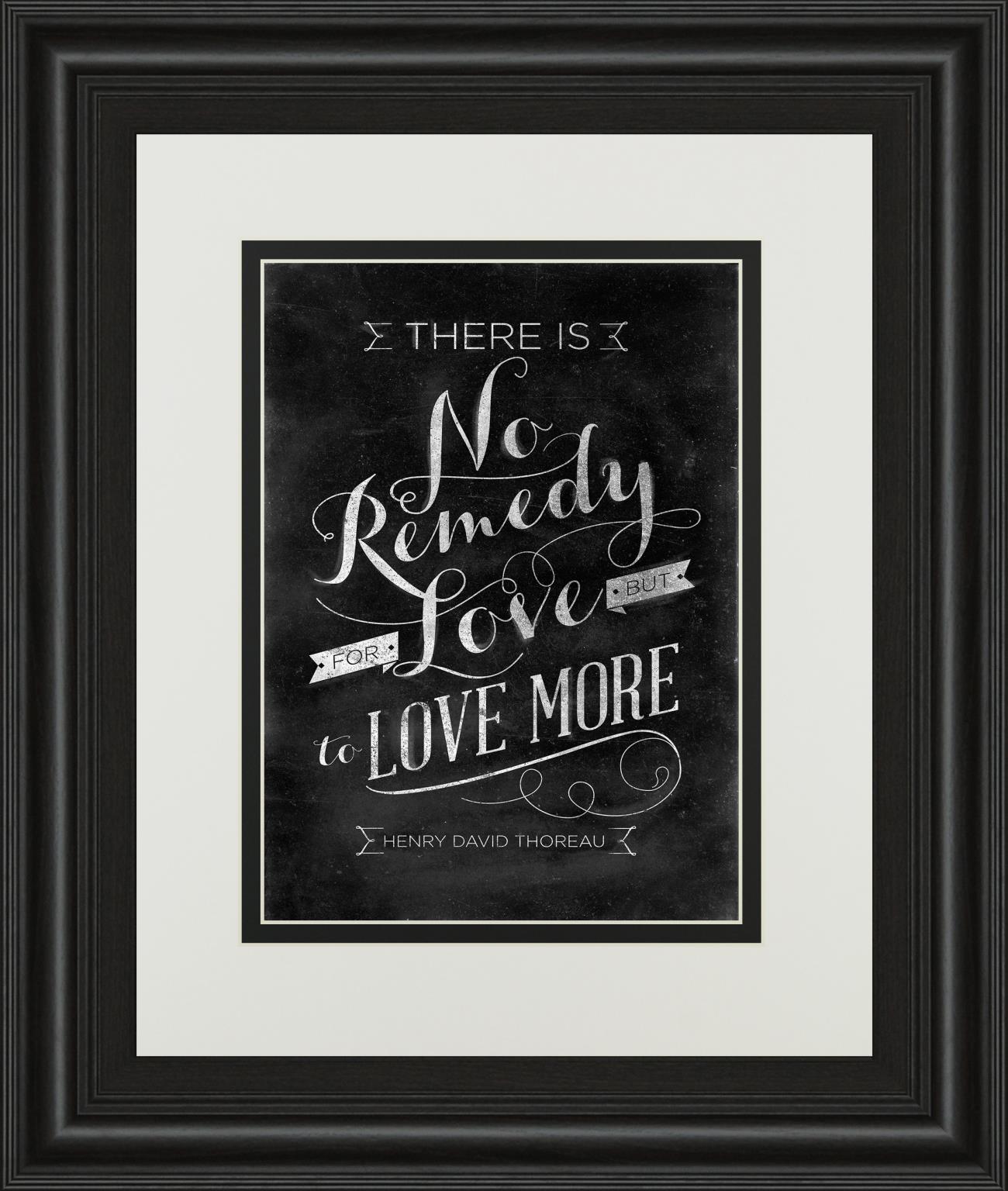 No Remedy By Sd Graphic 34X40 Framed Print