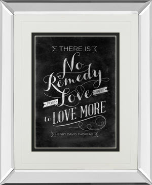Mirrored Frame No Remedy By Sd Graphic 34X40 Mirror Frame Print