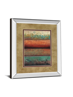 Mirrored Frame Excitement By Laurie Fields 34X40 Mirror Frame Print
