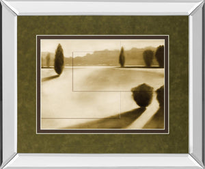 Mirrored Frame Cyprus Eclipse Ii By Brent Collins 34X40 Mirror Frame Print