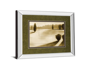 Mirrored Frame Cyprus Eclipse Ii By Brent Collins 34X40 Mirror Frame Print